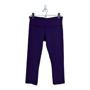 Lululemon Purple Cropped Leggings - Size 8